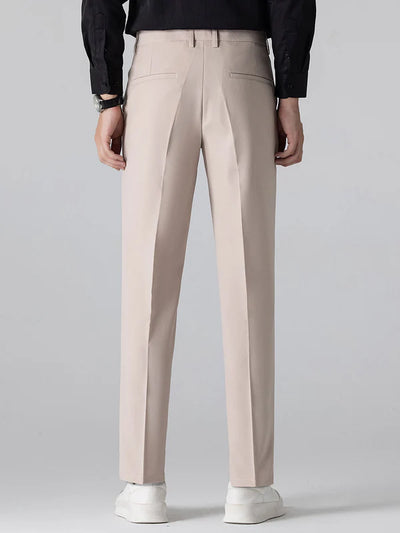 Knit Polo Shirt & Slim Fit Tapered Trousers