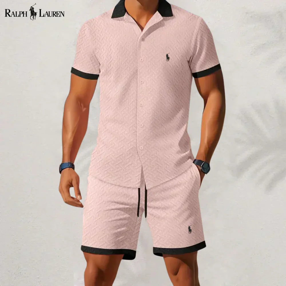 RL™ Shirt & Pants Set with Contrast Collar