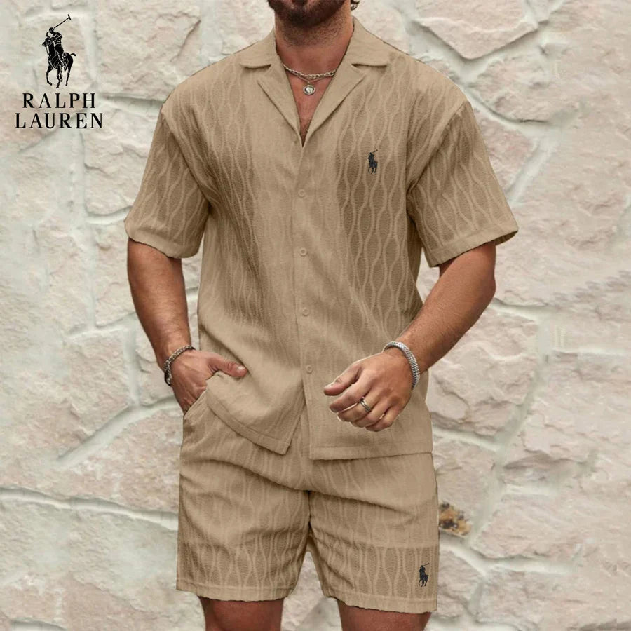 RL™ Textured Shirt & Shorts Summer Set