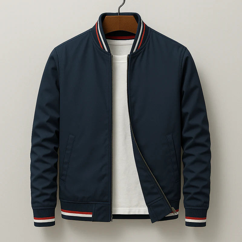 ST™ Stylish Striped Bomber Jacket