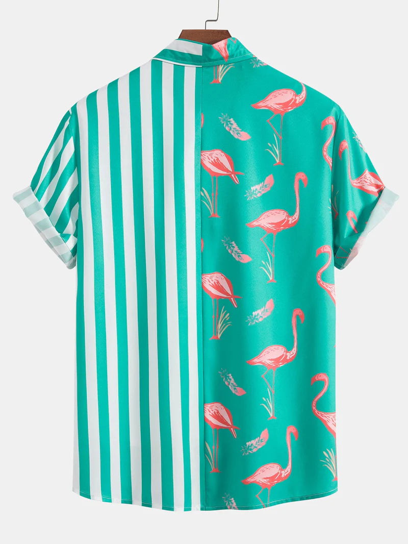 Flamenco Stripe Panel Shirt