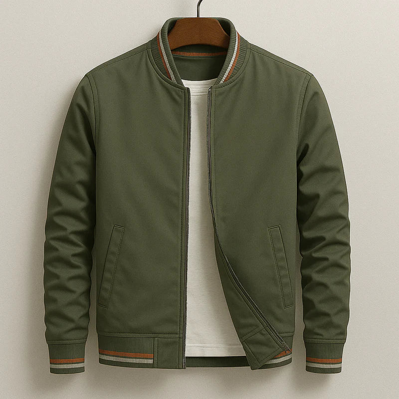 ST™ Stylish Striped Bomber Jacket