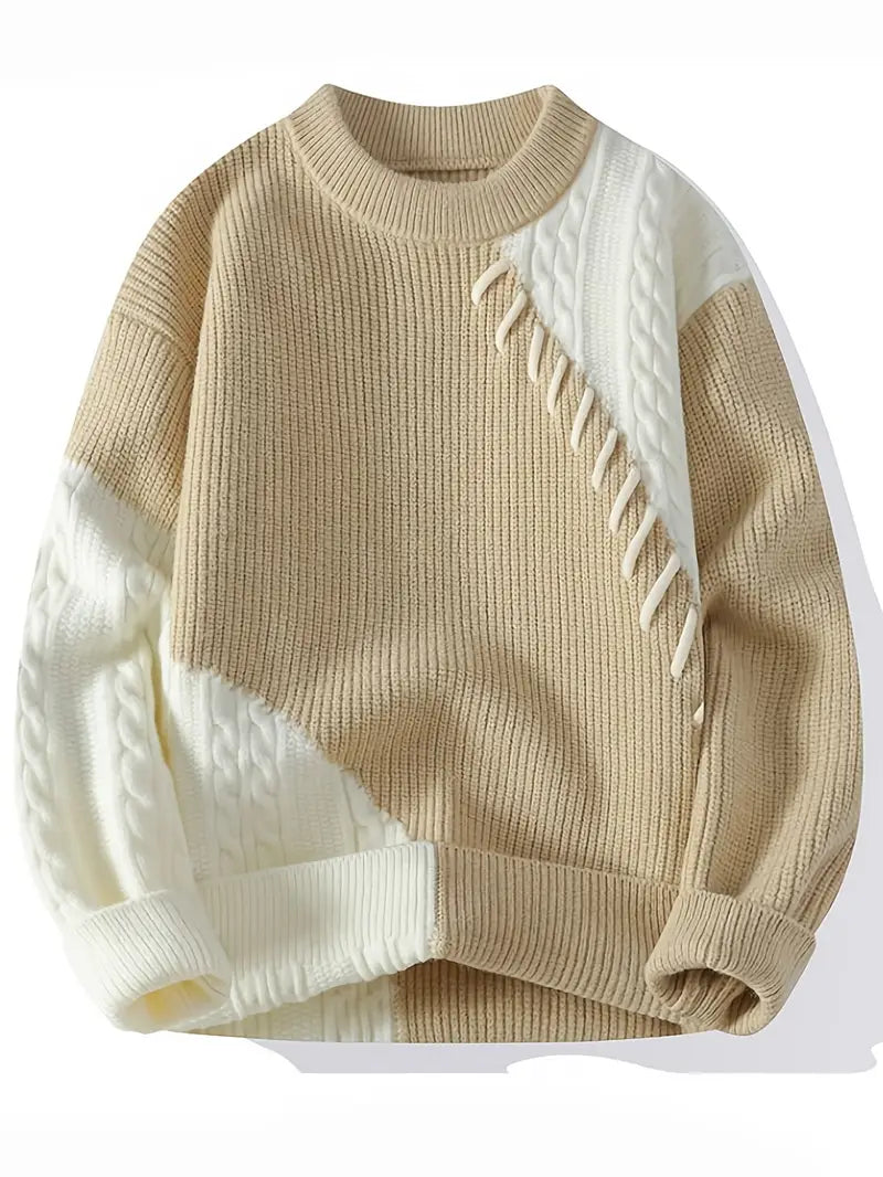 Men'S Cozy Ribbed Knit Sweater