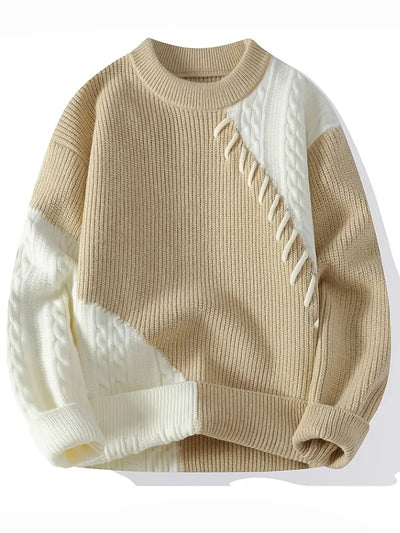 Men'S Cozy Ribbed Knit Sweater