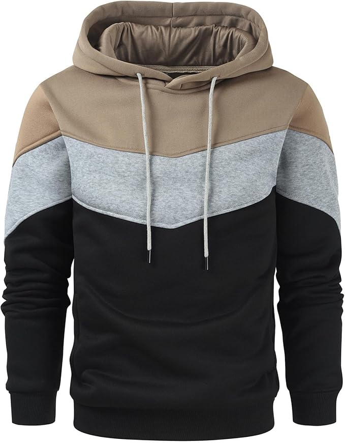 Men's Color Block Hoodie