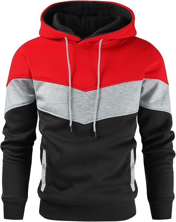 Men's Color Block Hoodie