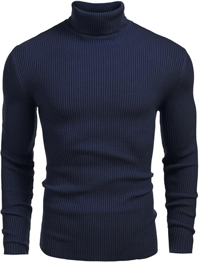 Men's Ribbed Slim Fit Pullover