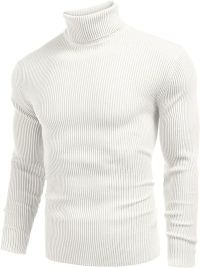 Men's Ribbed Slim Fit Pullover