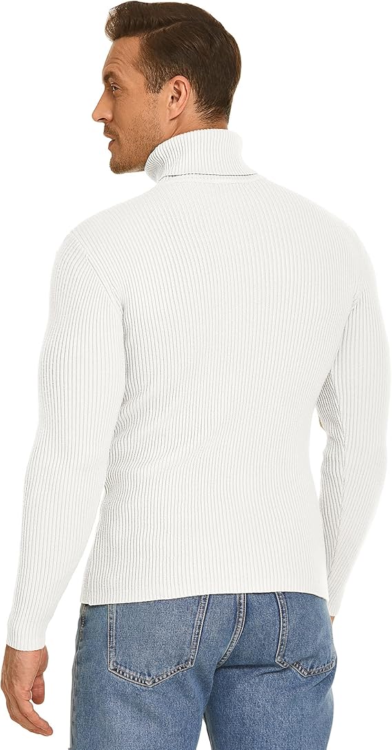Men's Ribbed Slim Fit Pullover