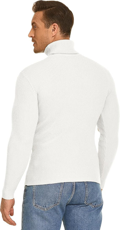 Men's Ribbed Slim Fit Pullover
