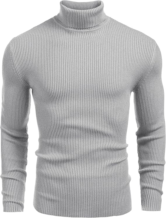Men's Ribbed Slim Fit Pullover