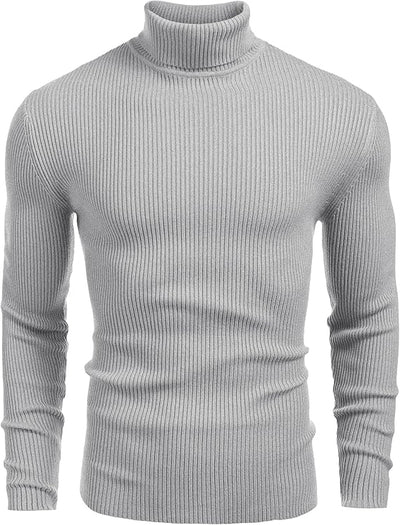 Men's Ribbed Slim Fit Pullover