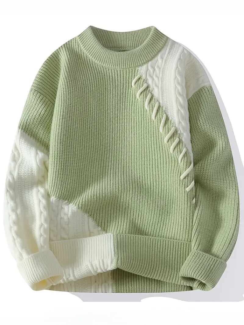 Men'S Cozy Ribbed Knit Sweater